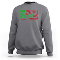 Make Algae Great Again Sweatshirt Funny Political Satire American Flag Meme