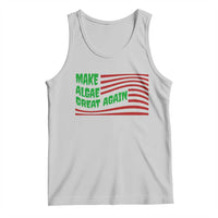 Make Algae Great Again Tank Top Funny Political Satire American Flag Meme