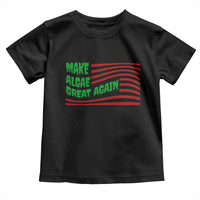 Make Algae Great Again Toddler T Shirt Funny Political Satire American Flag Meme