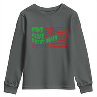 Make Algae Great Again Youth Sweatshirt Funny Political Satire American Flag Meme