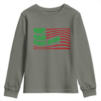 Make Algae Great Again Youth Sweatshirt Funny Political Satire American Flag Meme