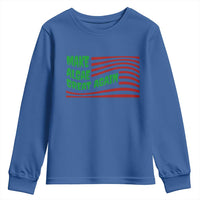 Make Algae Great Again Youth Sweatshirt Funny Political Satire American Flag Meme