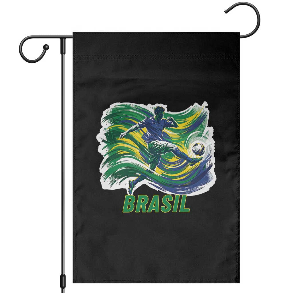 Brazil Soccer Fan Garden Flag Brasil Flag Football Game Day Supporter