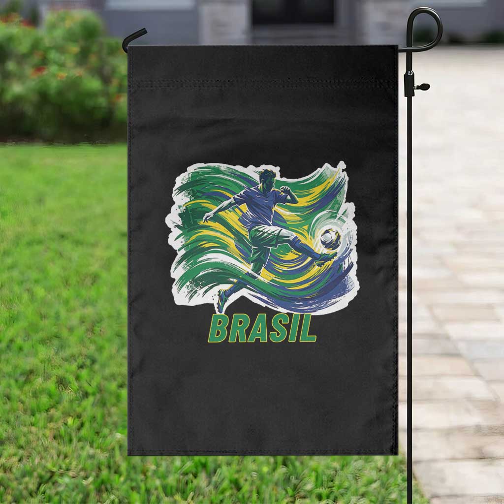 Brazil Soccer Fan Garden Flag Brasil Flag Football Game Day Supporter