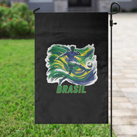 Brazil Soccer Fan Garden Flag Brasil Flag Football Game Day Supporter