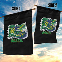 Brazil Soccer Fan Garden Flag Brasil Flag Football Game Day Supporter