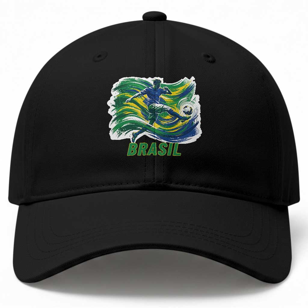 Brazil Soccer Fan Baseball Cap Brasil Flag Football Game Day Supporter