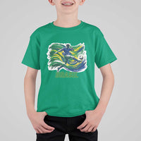 Brazil Soccer Fan T Shirt For Kid Brasil Flag Football Game Day Supporter