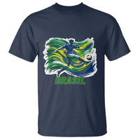 Brazil Soccer Fan T Shirt Brasil Flag Football Game Day Supporter