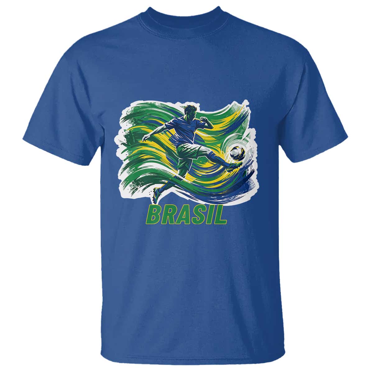 Brazil Soccer Fan T Shirt Brasil Flag Football Game Day Supporter