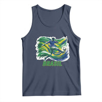 Brazil Soccer Fan Tank Top Brasil Flag Football Game Day Supporter