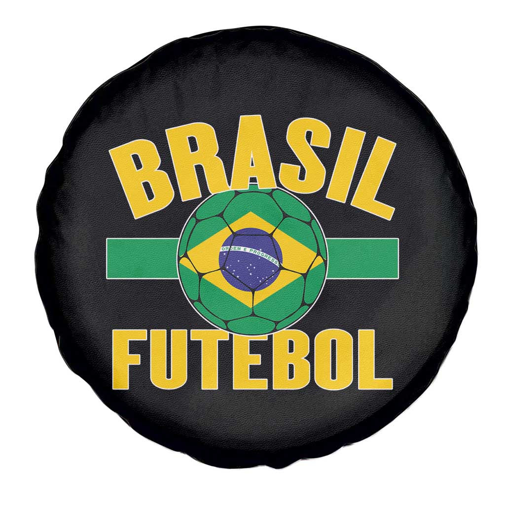 Brazil Soccer Football Fan Brasil Flag Spare Tire Cover