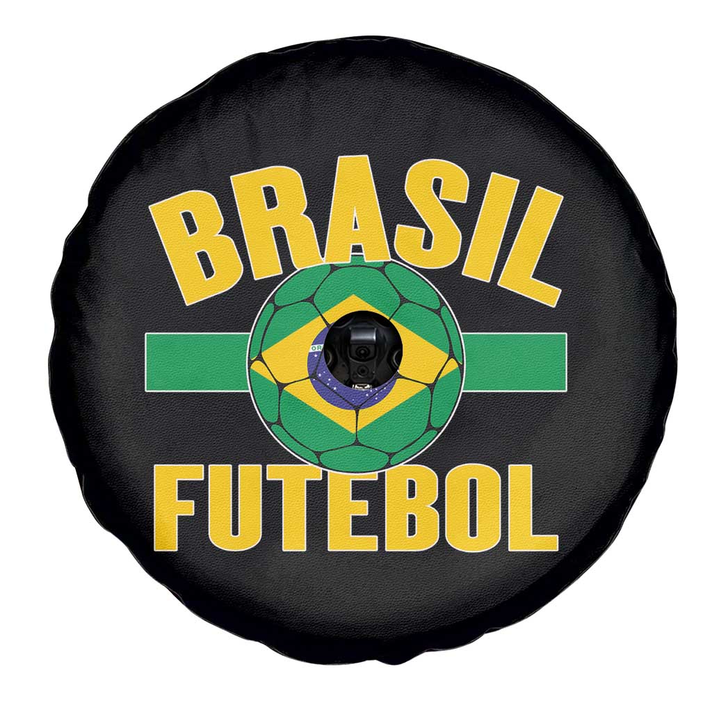 Brazil Soccer Football Fan Brasil Flag Spare Tire Cover