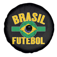 Brazil Soccer Football Fan Brasil Flag Spare Tire Cover