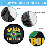 Brazil Soccer Football Fan Brasil Flag Spare Tire Cover