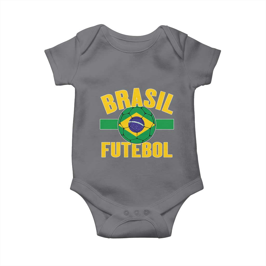 Brazil Soccer Football Fan Brasil Flag Baby Onesie