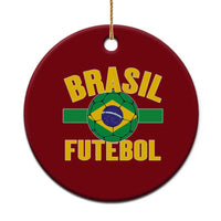 Brazil Soccer Football Fan Brasil Flag Ceramic Ornament