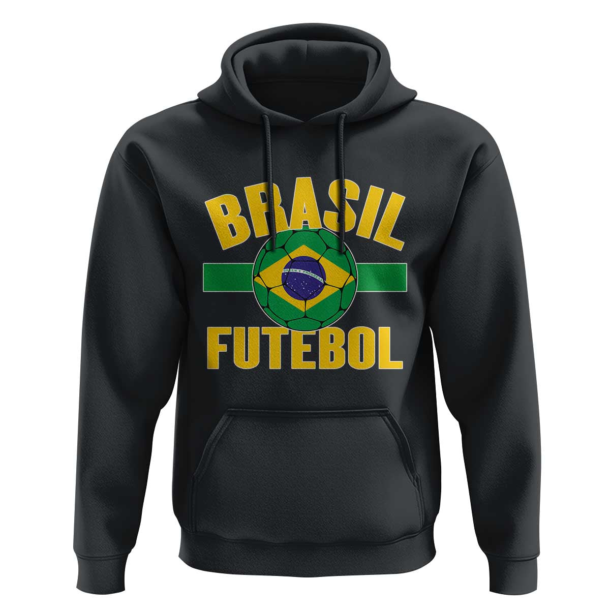 Brazil Soccer Football Fan Brasil Flag Hoodie