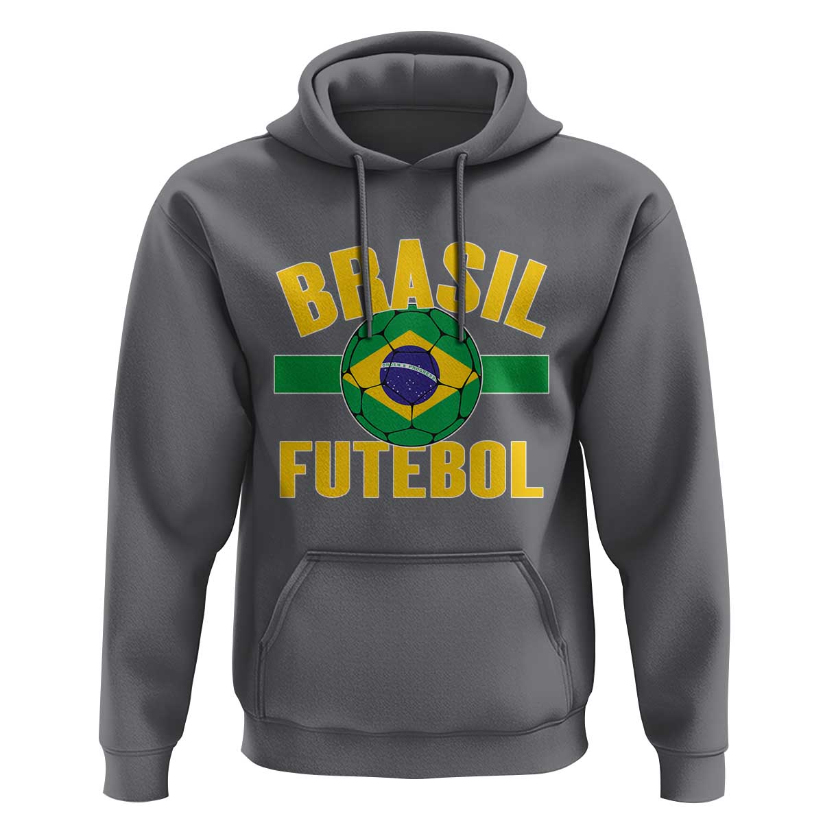 Brazil Soccer Football Fan Brasil Flag Hoodie