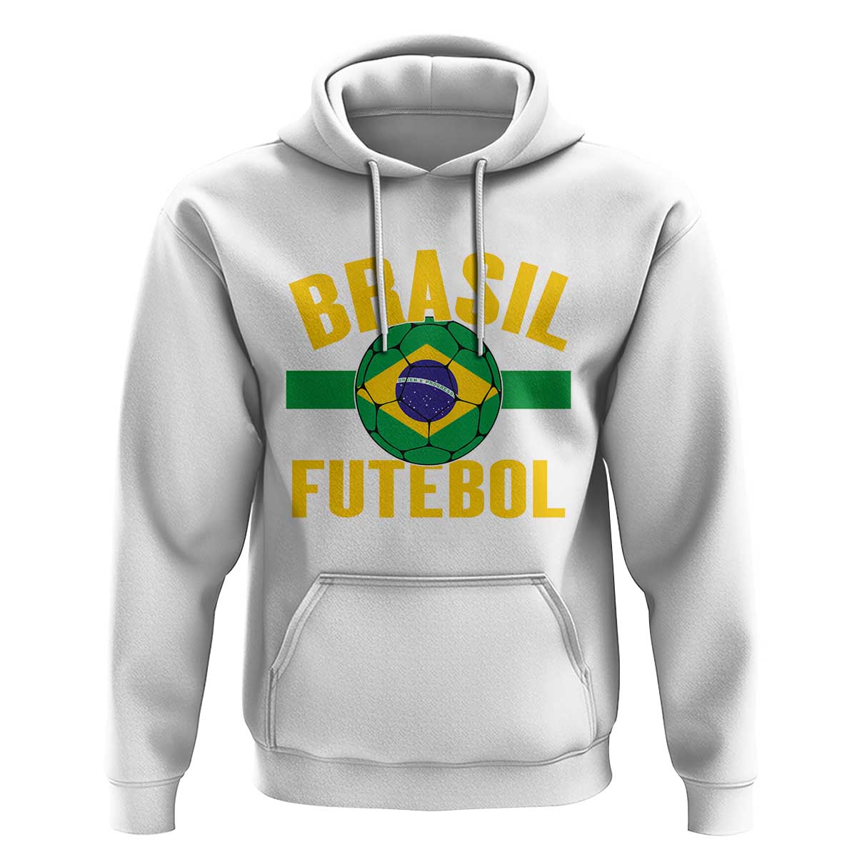 Brazil Soccer Football Fan Brasil Flag Hoodie