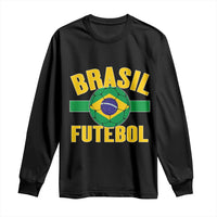Brazil Soccer Football Fan Brasil Flag Long Sleeve Shirt