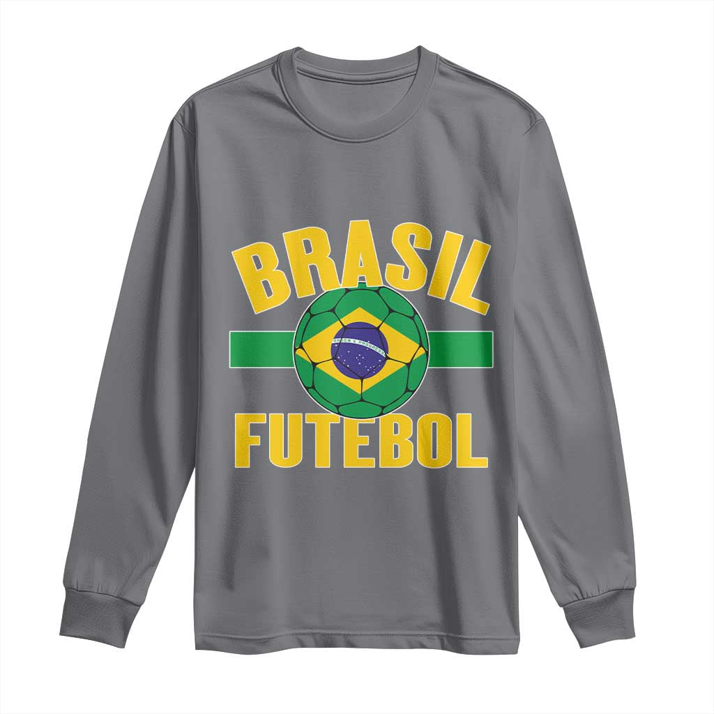 Brazil Soccer Football Fan Brasil Flag Long Sleeve Shirt