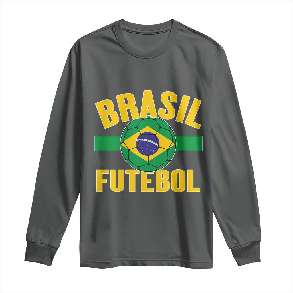 Brazil Soccer Football Fan Brasil Flag Long Sleeve Shirt