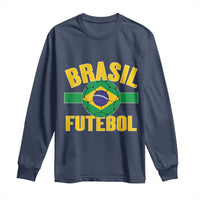 Brazil Soccer Football Fan Brasil Flag Long Sleeve Shirt