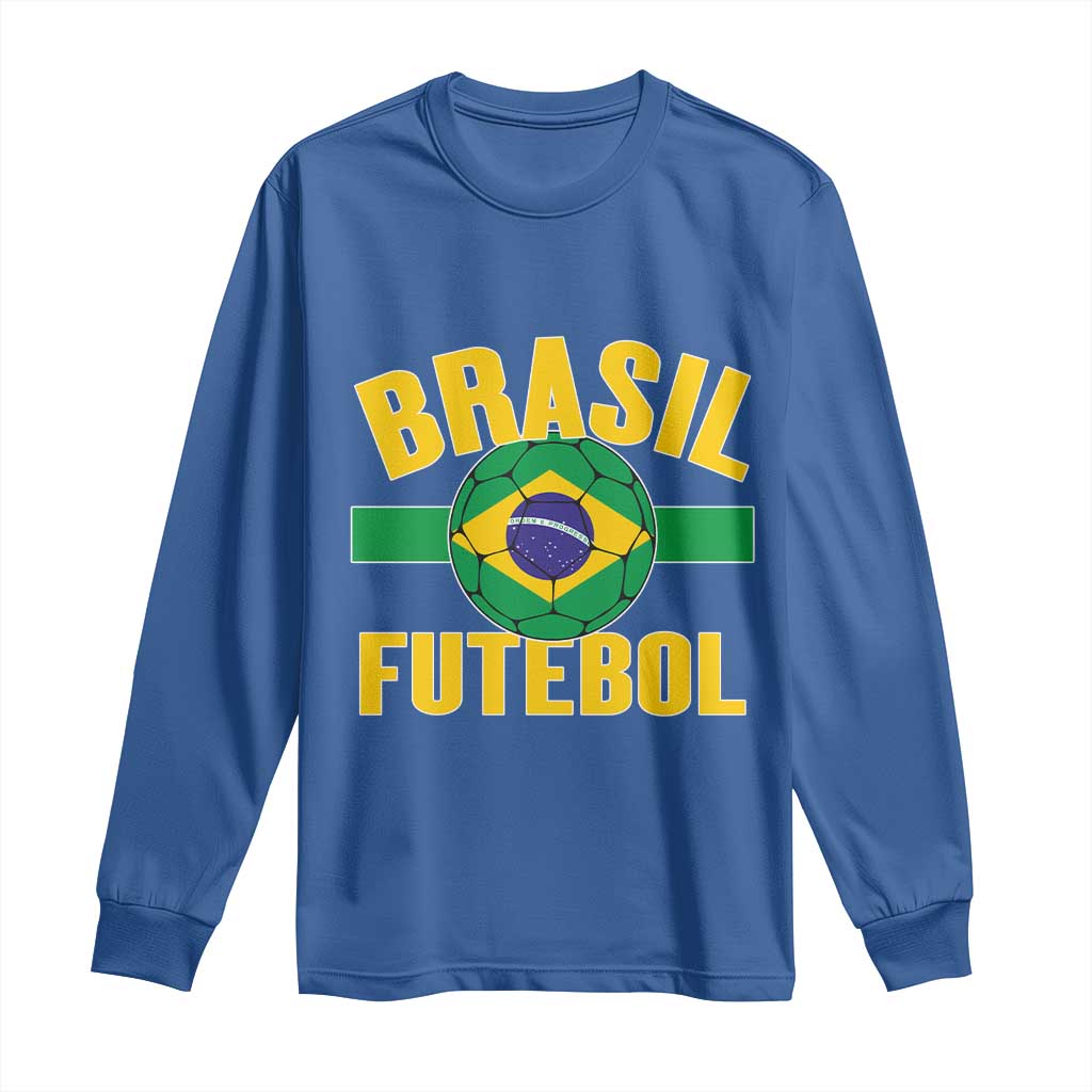 Brazil Soccer Football Fan Brasil Flag Long Sleeve Shirt