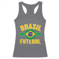Brazil Soccer Football Fan Brasil Flag Racerback Tank Top