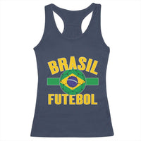Brazil Soccer Football Fan Brasil Flag Racerback Tank Top