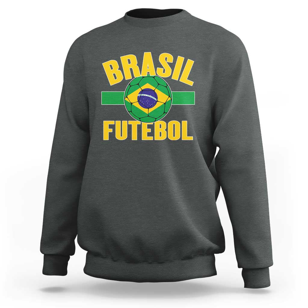 Brazil Soccer Football Fan Brasil Flag Sweatshirt