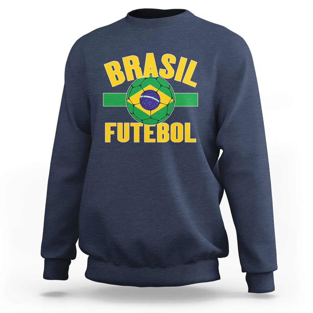 Brazil Soccer Football Fan Brasil Flag Sweatshirt