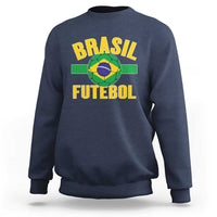 Brazil Soccer Football Fan Brasil Flag Sweatshirt