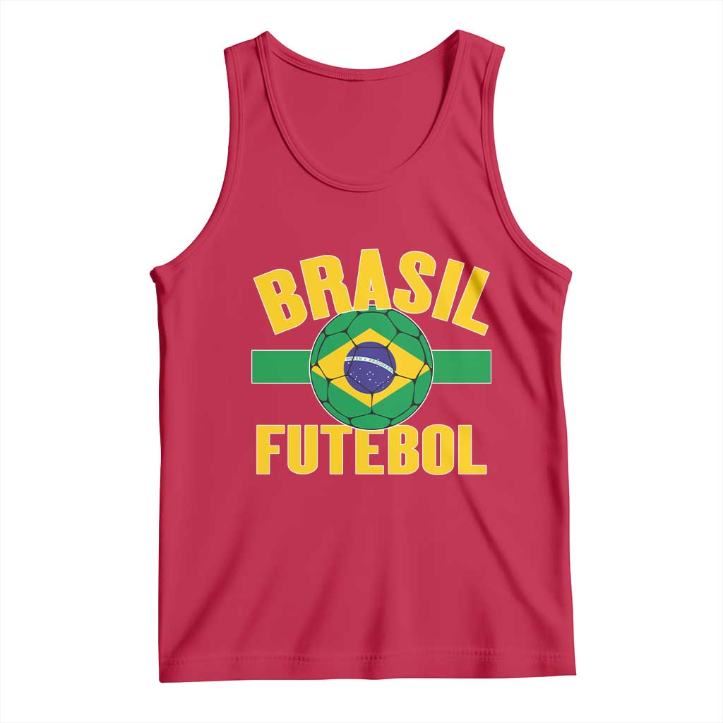 Brazil Soccer Football Fan Brasil Flag Tank Top