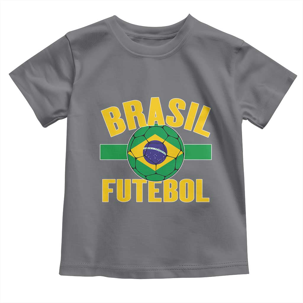 Brazil Soccer Football Fan Brasil Flag Toddler T Shirt
