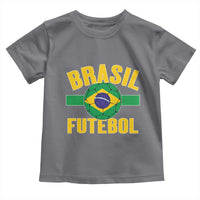 Brazil Soccer Football Fan Brasil Flag Toddler T Shirt