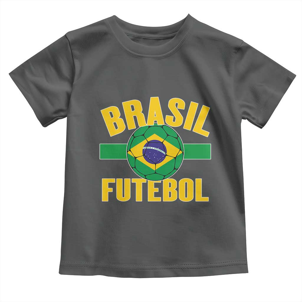 Brazil Soccer Football Fan Brasil Flag Toddler T Shirt