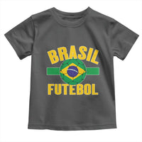 Brazil Soccer Football Fan Brasil Flag Toddler T Shirt