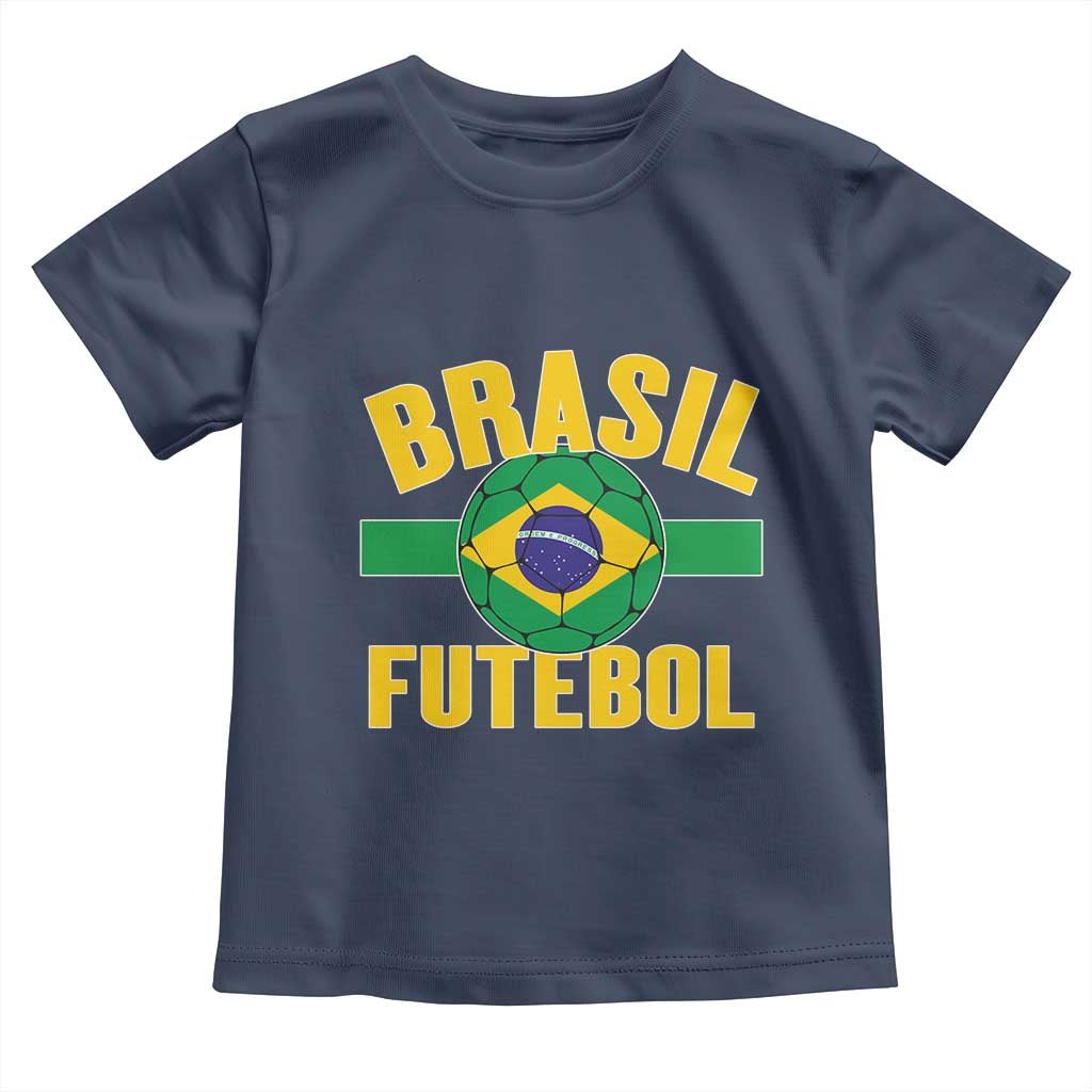 Brazil Soccer Football Fan Brasil Flag Toddler T Shirt