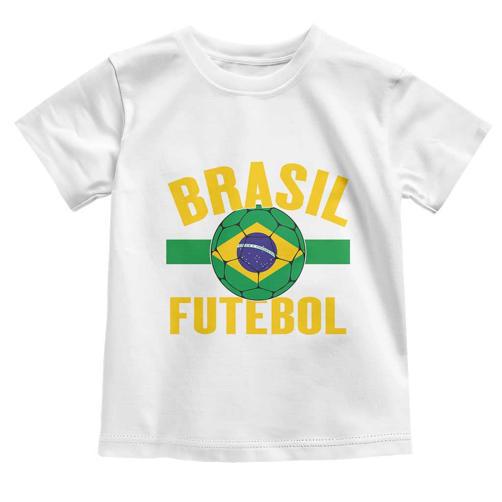 Brazil Soccer Football Fan Brasil Flag Toddler T Shirt