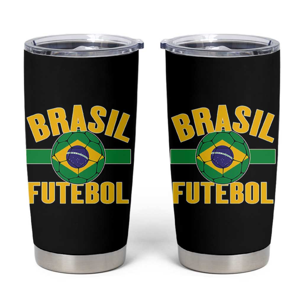 Brazil Soccer Football Fan Brasil Flag Tumbler Cup