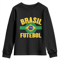 Brazil Soccer Football Fan Brasil Flag Youth Sweatshirt