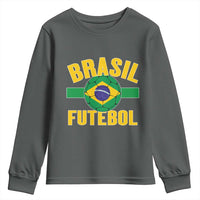 Brazil Soccer Football Fan Brasil Flag Youth Sweatshirt