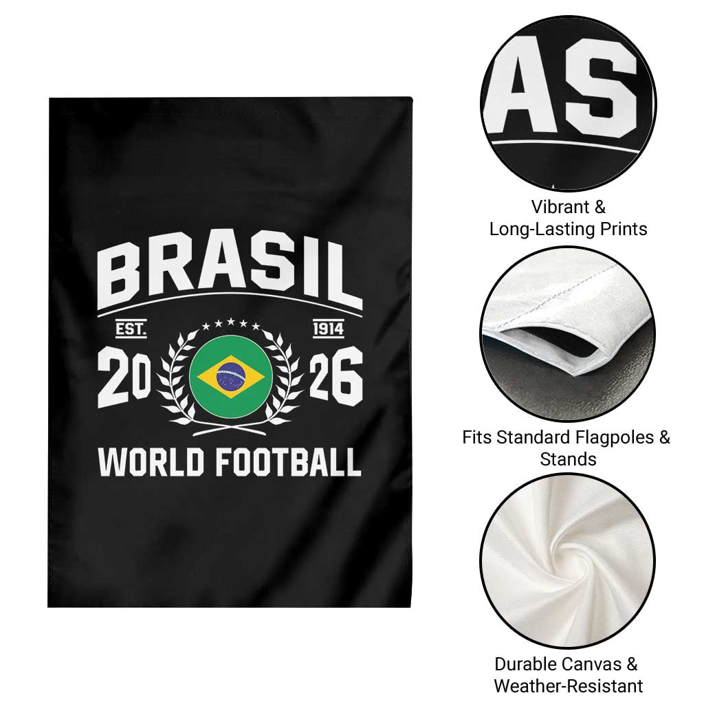 Brasil Flag Brazil Soccer Football Fan Garden Flag