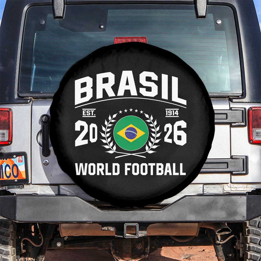 Brasil Flag Brazil Soccer Football Fan Spare Tire Cover