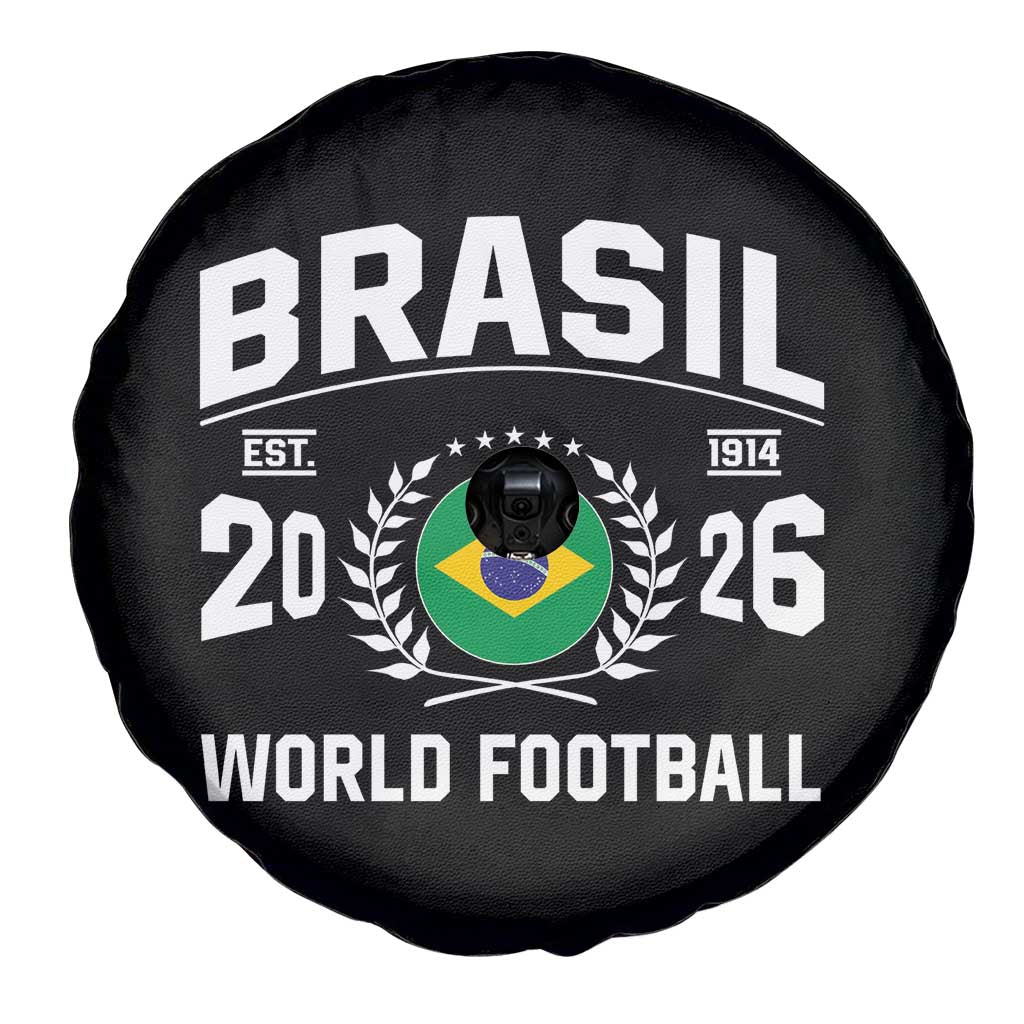 Brasil Flag Brazil Soccer Football Fan Spare Tire Cover