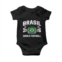 Brasil Flag Brazil Soccer Football Fan Baby Onesie