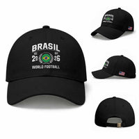 Brasil Flag Brazil Soccer Football Fan Baseball Cap