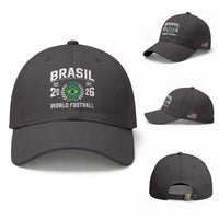 Brasil Flag Brazil Soccer Football Fan Baseball Cap